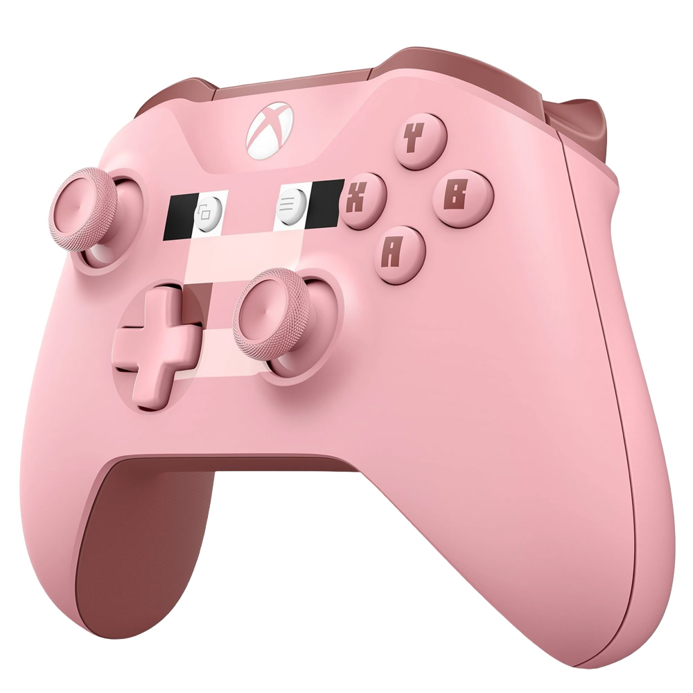 Джойстик Xbox One S/X Controller Wireless Minecraft Pig (OEM в пакете)