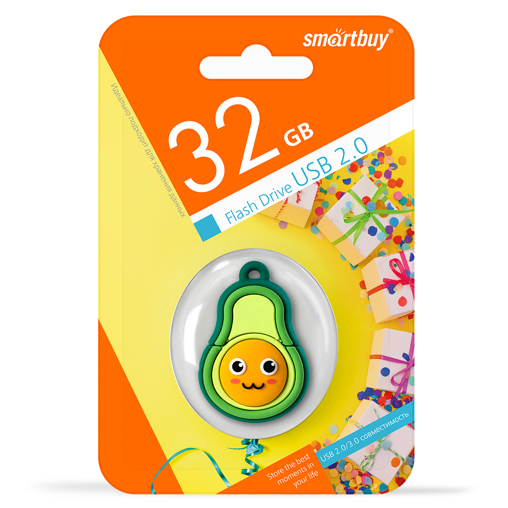 USB  32GB  Smart Buy Wild series  Авокадо