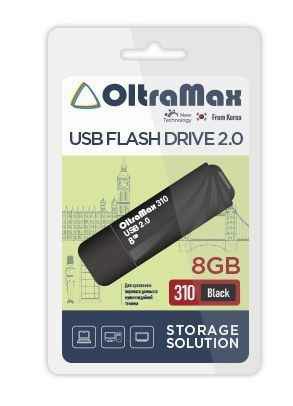 USB  8GB  OltraMax  310  чёрный