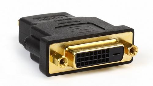 Адаптер SMART BUY HDMI M - DVI 25 F, чёрный (1/500)