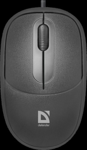 Мышь проводная DEFENDER Datum MS-980, USB, 3 кнопки, 1000 dpi, черный (1/40)