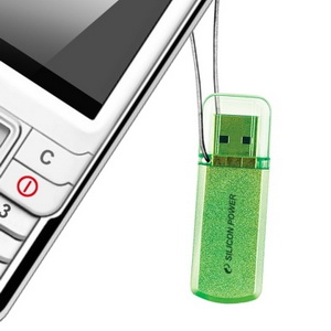 USB  16GB  Silicon Power  Helios 101  зелёный
