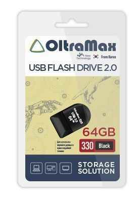 USB  64GB  OltraMax  330  чёрный