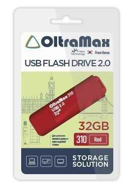 USB  32GB  OltraMax  310  красный