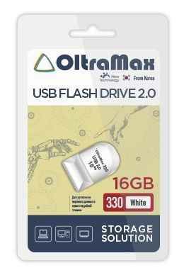 USB  16GB  OltraMax  330  белый