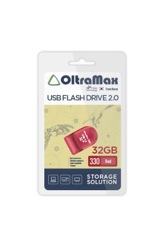 USB  32GB  OltraMax  330  красный