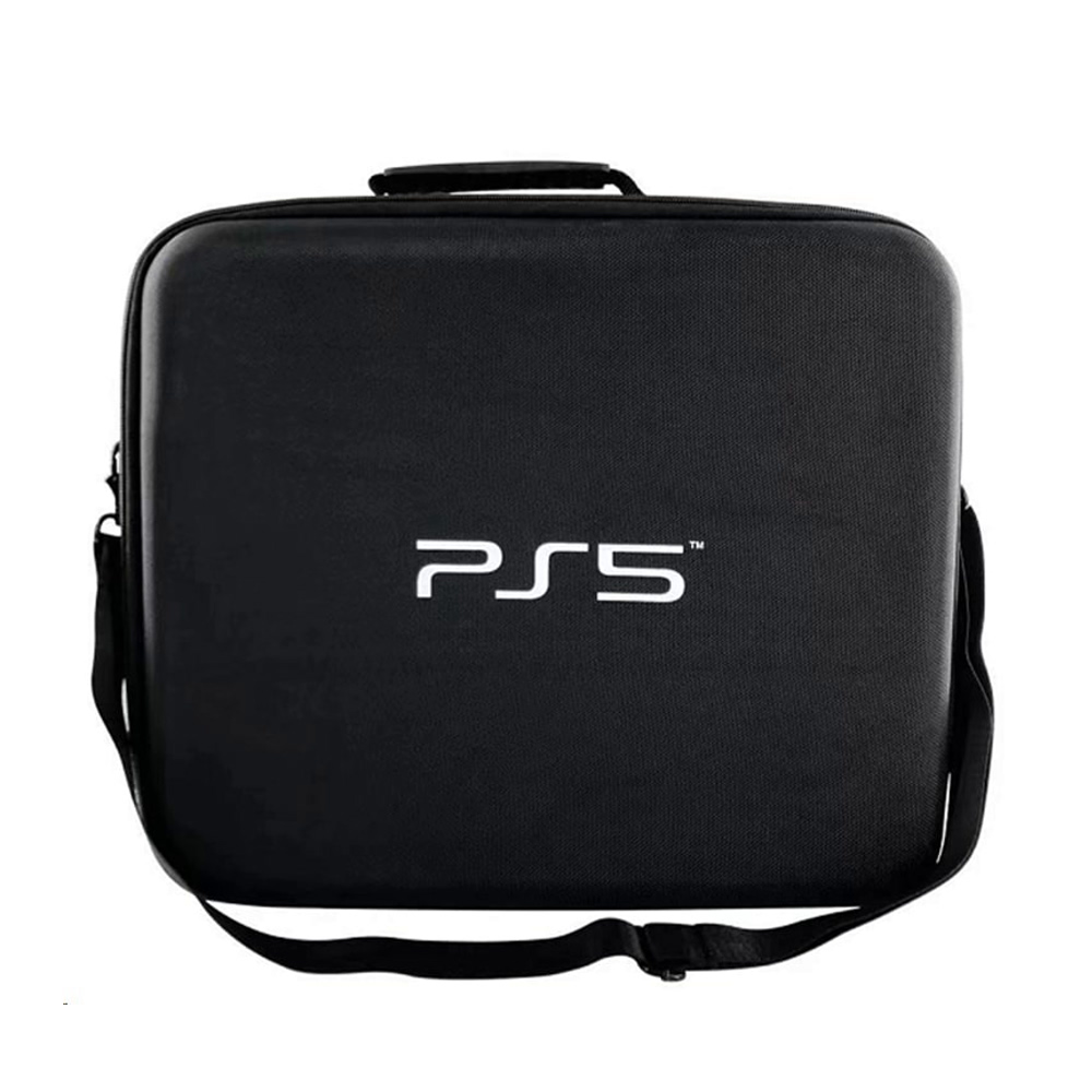Сумка для консоли и геймпадов PS5 черная