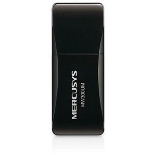 Wi-Fi адаптер MERCUSYS MW300UM0, беспроводной сетевой мини USB-адаптер, скорость до 300 Мбит/с, черн