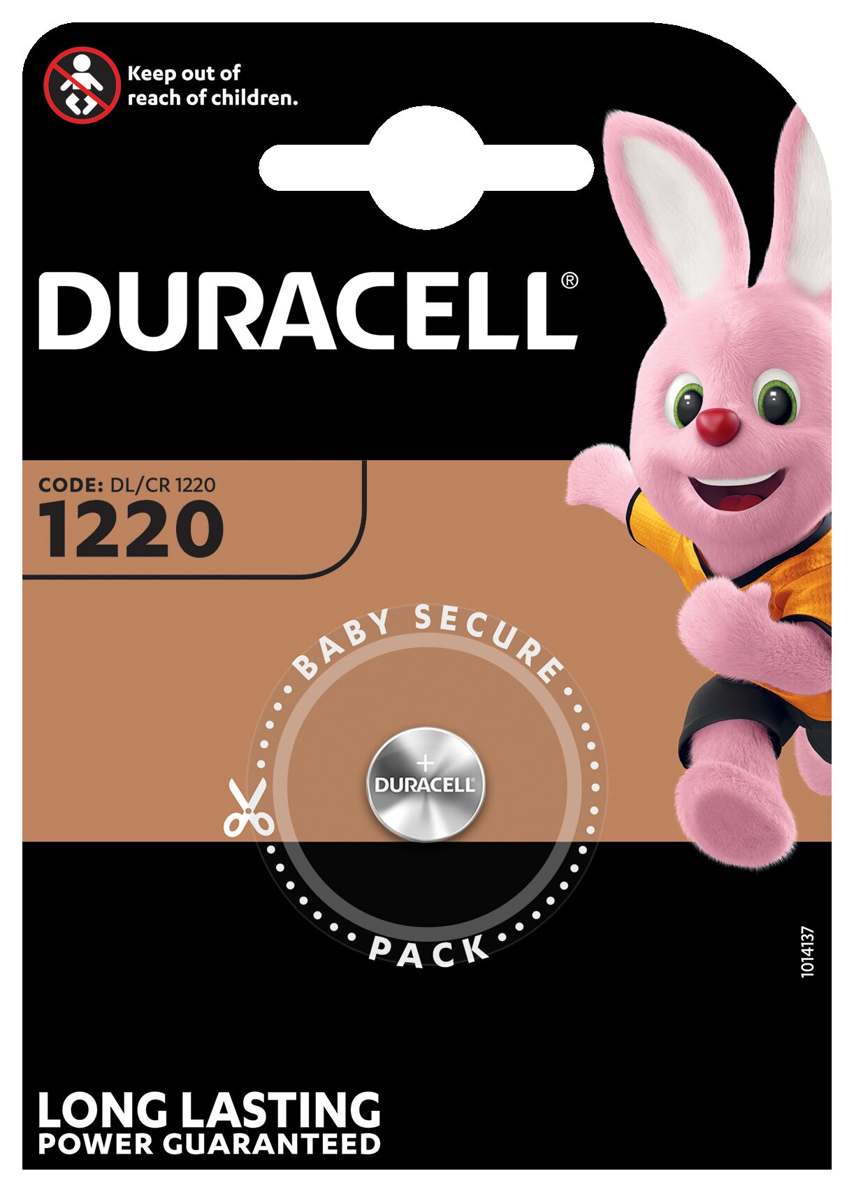 Элемент питания DURACELL  CR 1220  BL1 (1/10/100/12000)