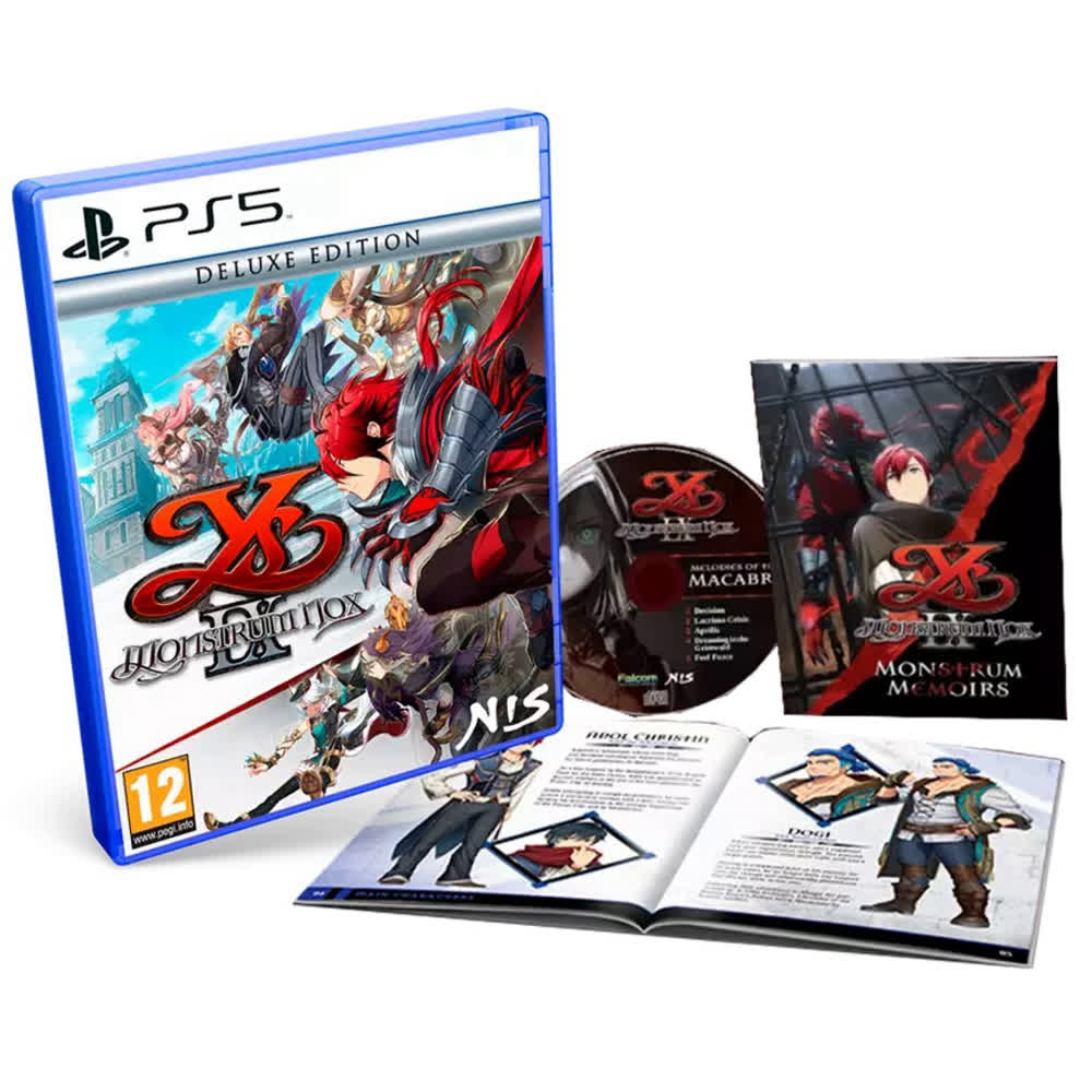 Ys IX: Monstrum Nox - Deluxe Edition [PS5, английская версия]