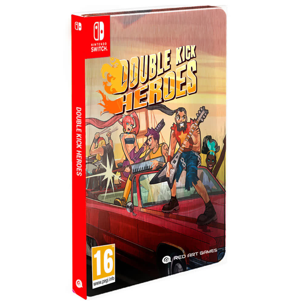 Double Kick Heroes - Steelbook Edition [Switch, русские субтитры].
