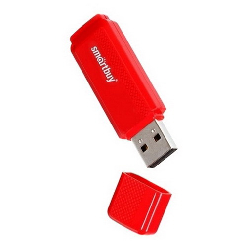 USB  8GB  Smart Buy  Dock  красный