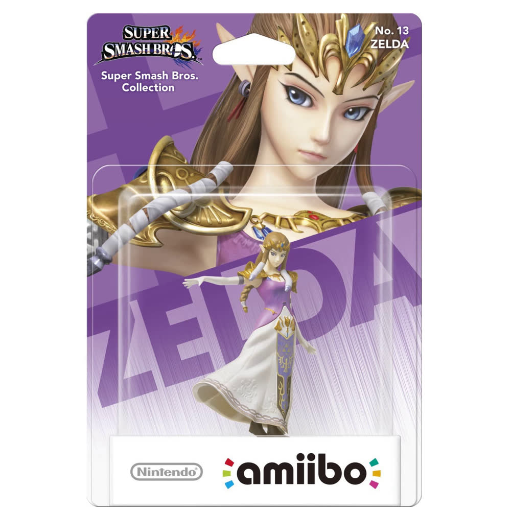Zelda - №13 (Super Smash Bros. коллекция) [Nintendo Amiibo Character]