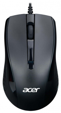 Мышь Acer OMW136 черный оптическая (1000dpi) USB (3but)