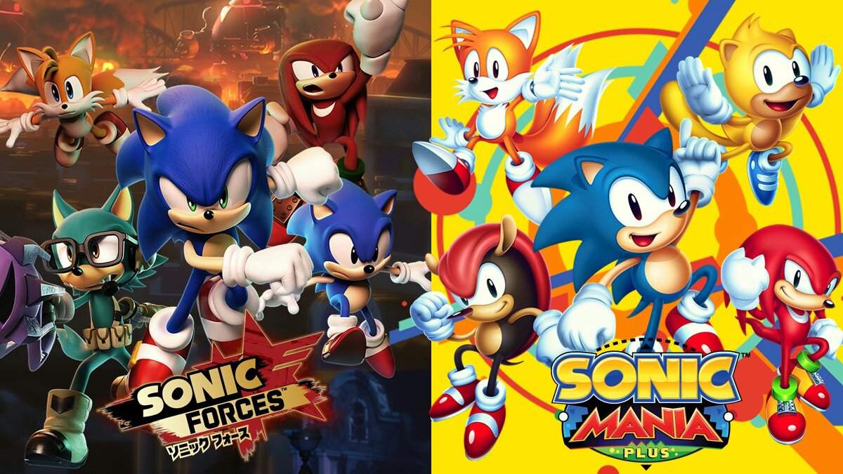 Sonic Mania Plus + Sonic Forces Double Pack  (R-2) [Xbox One, русские субтитры]