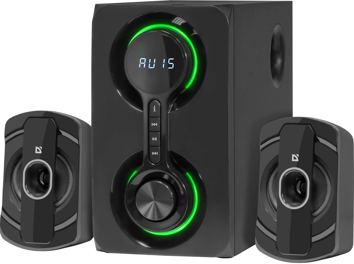 Акустическая 2.1 система DEFENDER Eclipse 40Вт, BT/FM/MP3/SD/USB/AUX/RC (1/4)