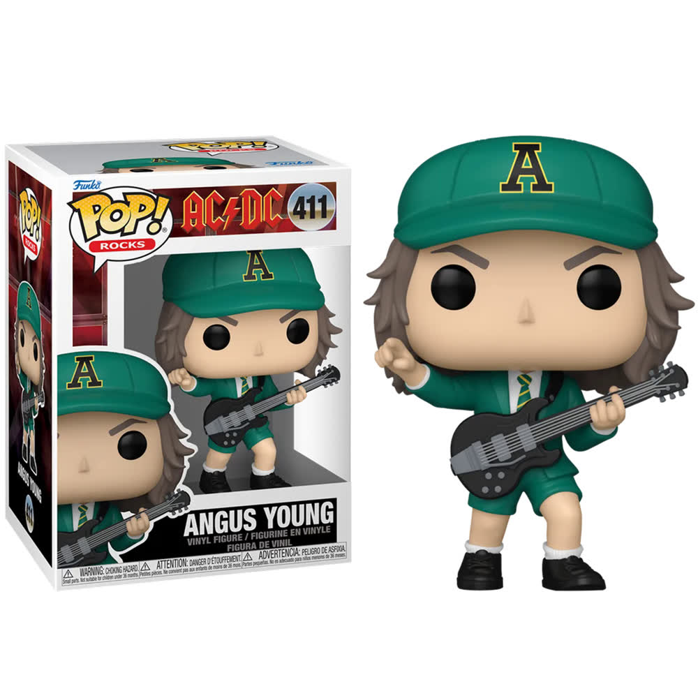 Фигурка Funko Pop! Rocks: AC/DC - Angus Young (Green Outfit) (411)