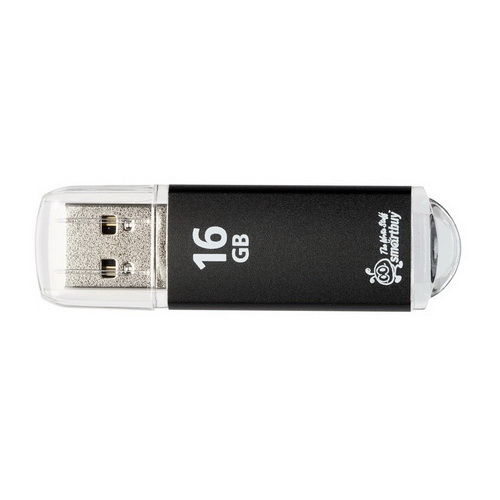 USB  16GB  Smart Buy  V-Cut  чёрный