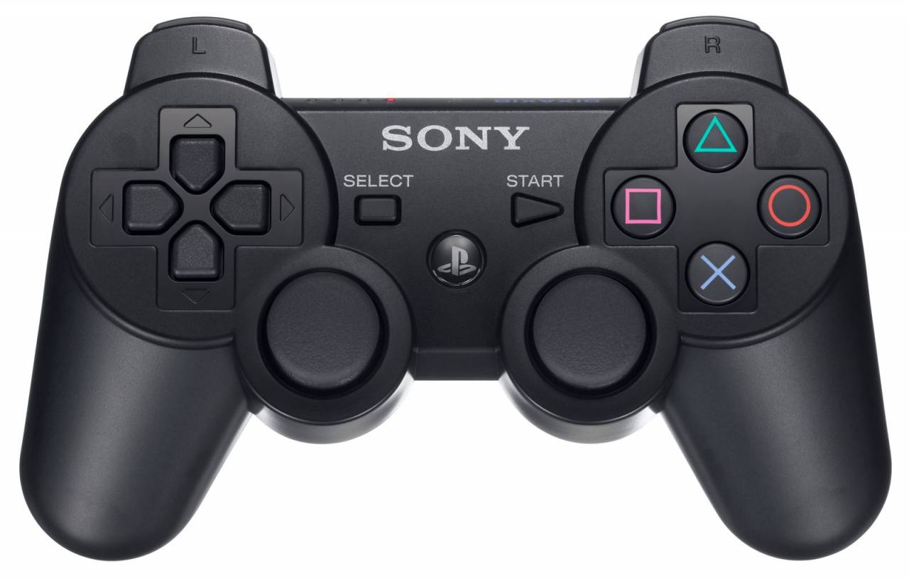 Джойстик PS3 DualShock чёрный (пакет)
