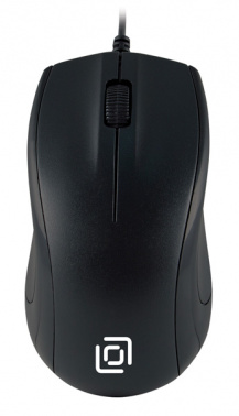 Мышь проводная Oklick 185V2, (1000dpi), USB(2but), черный