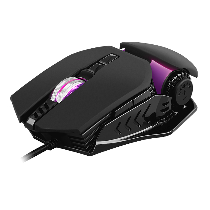 Мышь проводная игровая SVEN RX-G815 (6+1кл. 500-8000 DPI, ПО, SoftTouch, RGB-подсветка, игров. упак)