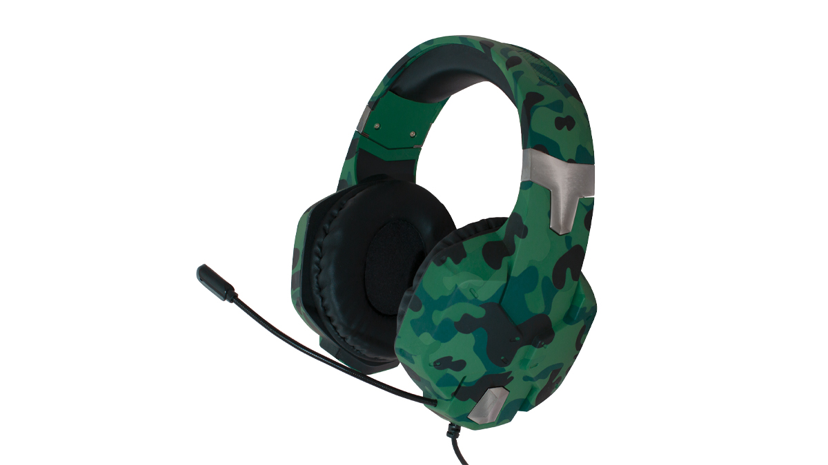 Игровая гарнитура RITMIX RH-566M Gaming Khaki, полноразмерные, 40 мм, 20-20000 Гц, 32 Ом, регулировк