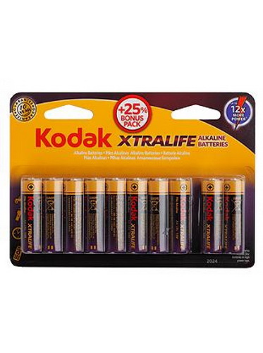 Элемент питания KODAK XTRALIFE  LR6 (8+2 бл)   [KAA-8+2] (120/480/19200)