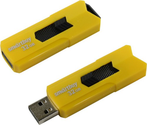 USB  32GB  Smart Buy  Stream  жёлтый