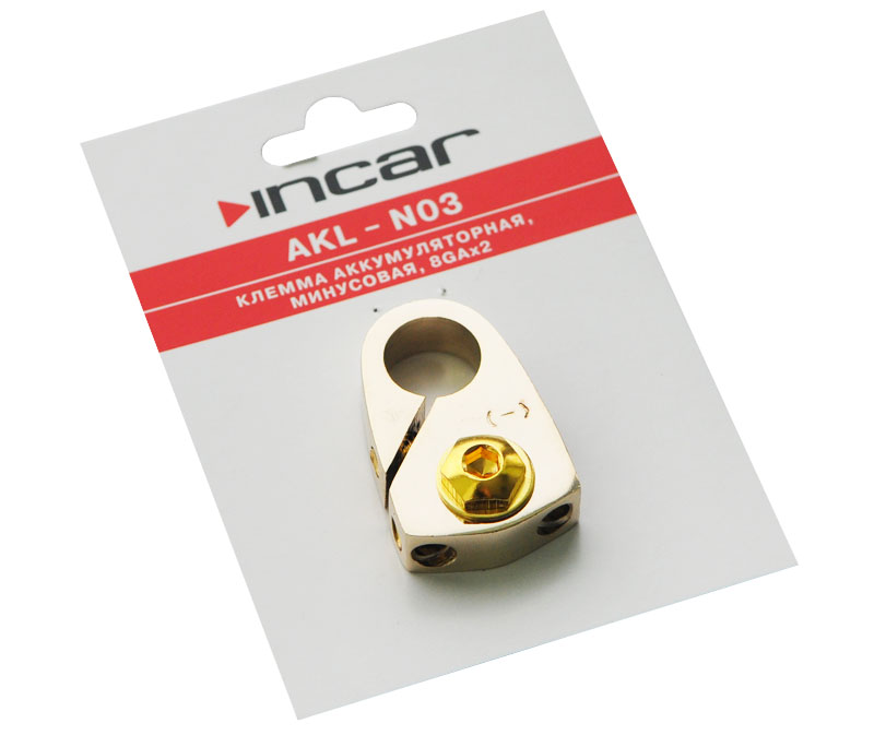 INCAR AKL-N03  клемма аккумул минусовая 8GAx2