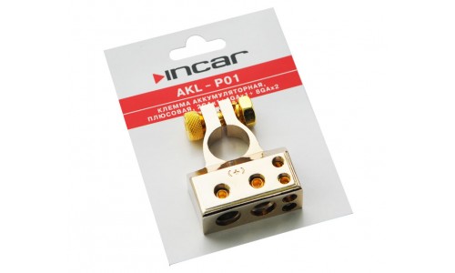 INCAR AKL-P01  клемма аккумул плюсовая 2GAx1+4GAx1 - 8GAx2