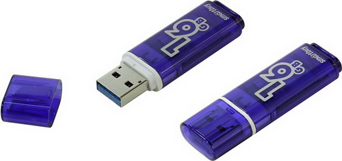 USB 3.0  16GB  Smart Buy  Glossy  темно синий