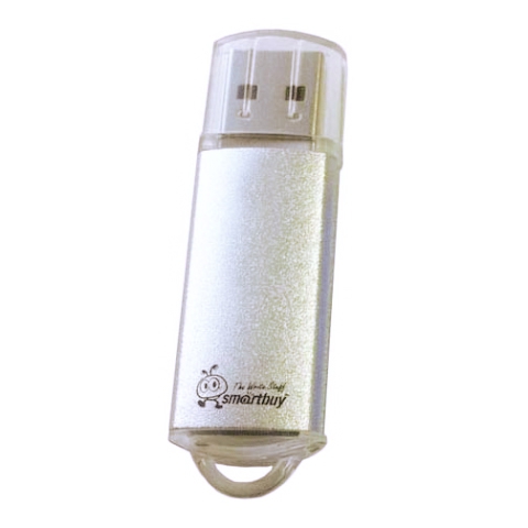 USB 3.0  64GB  Smart Buy  V-Cut  серебро