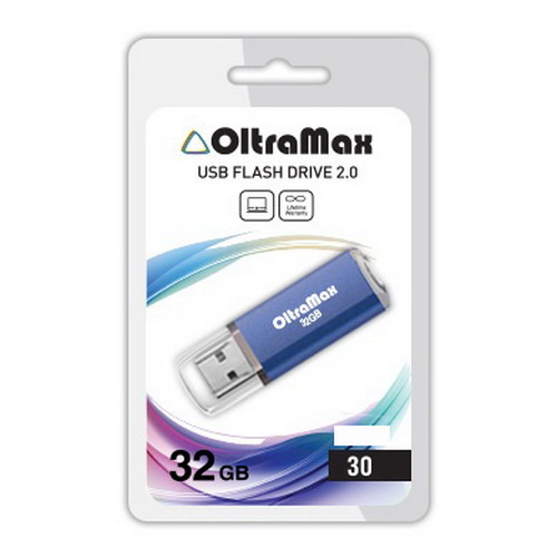 USB  32GB  OltraMax   30  синий