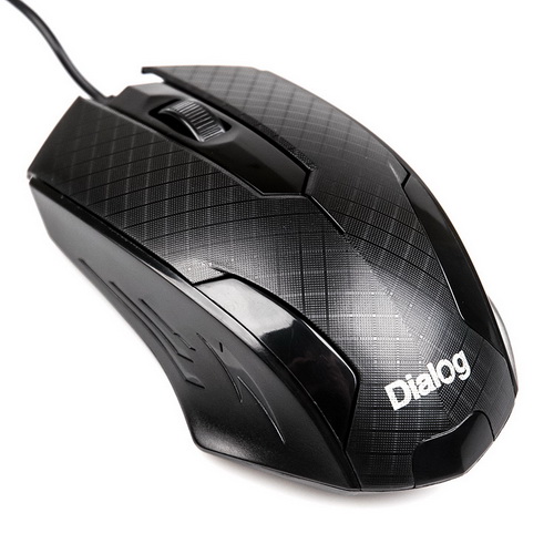 Мышь проводная DIALOG Pointer MOP-07U, USB, 3 кн., колесо прокрутки, черный (1/100)