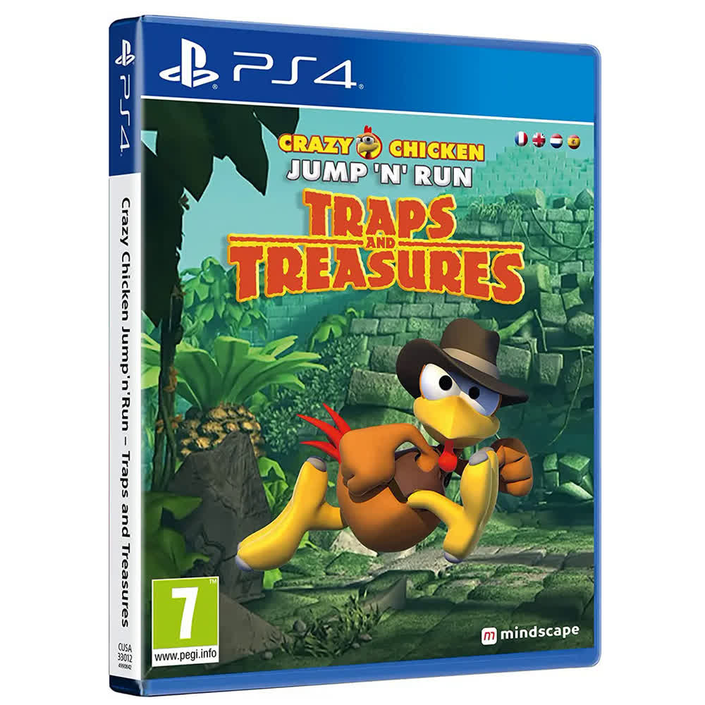 Crazy Chiken: Jump 'n' Run - Traps and Treasures [PS4, английская версия]