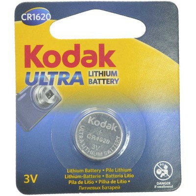 Элемент питания KODAK  CR1620  BL1 (60/240/12000)