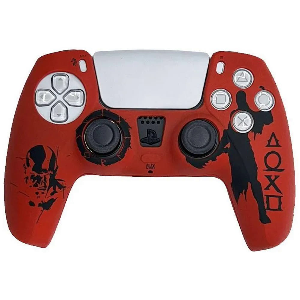 Чехол защитный PS5 Silicone Case for Controller God of War Ragnarok (red)