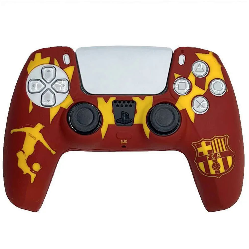 Чехол защитный PS5 Silicone Case for Controller FC Barcelona