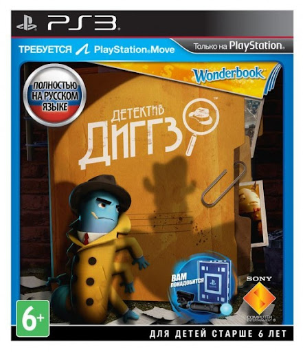 `Move    Детектив Диггз (требуется PS Move, Wonderbook) [PS3, русская версия]
