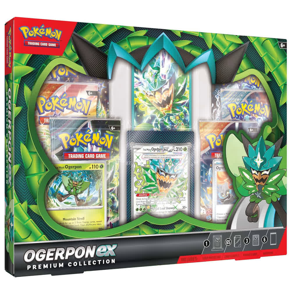Карточная игра Pokemon Trading Card Game: Ogerpon ex Premium Collection