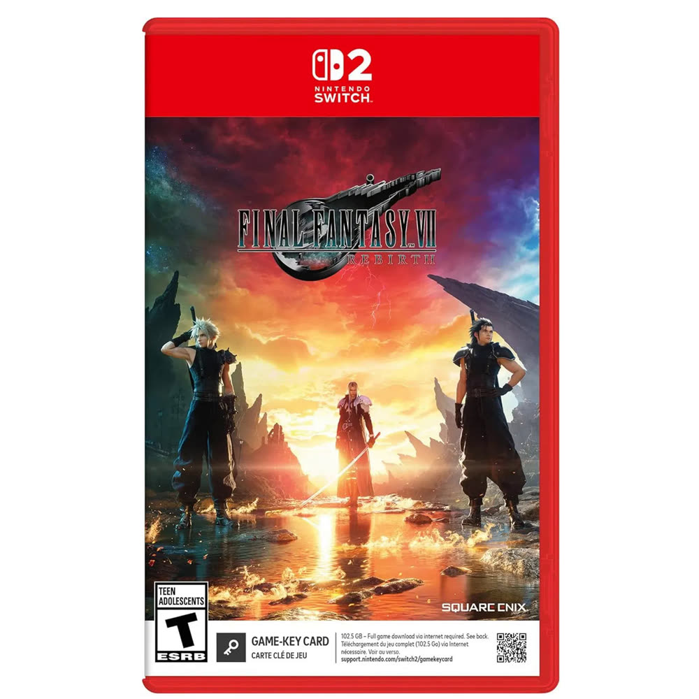 Final Fantasy VII Rebirth (Game-Key Card) [Switch 2, английская версия]