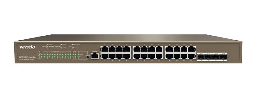 Коммутатор TENDA TEG5328P-24-410W уровня 3, PoE, управляемый гигабитный, 24*10/100/1000 Base-T Ether