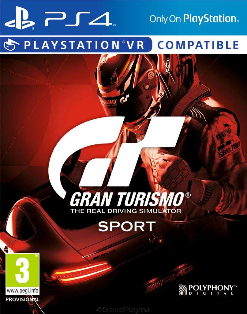 Gran Turismo Sport (с поддержкой PS VR) [PS4, русская версия]