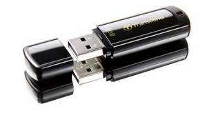 USB  64GB  Transcend  JetFlash 350  чёрный
