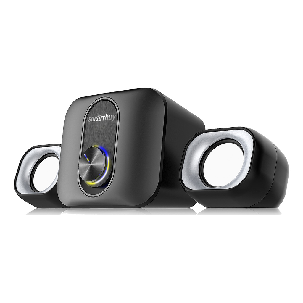 Акустическая 2.1 система Smartbuy ORION, Bluetooth, 12Вт, LED-подсветка, черная (SBA-4400) (1/16)