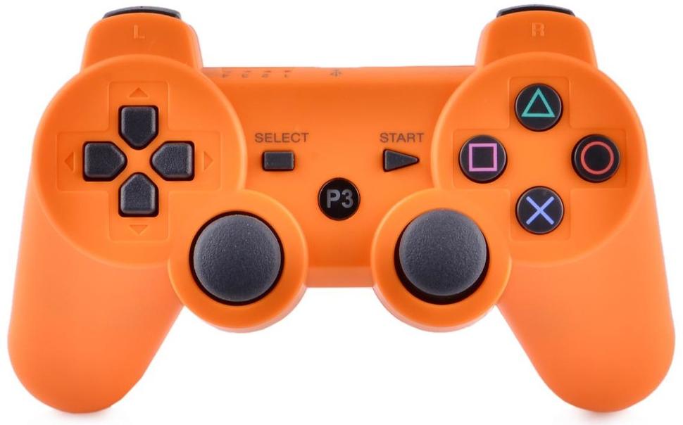 Джойстик PS3 Dual Shock рыжий