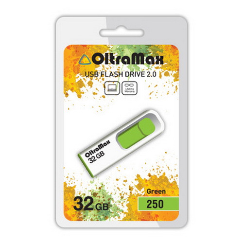 USB  32GB  OltraMax  250  зелёный
