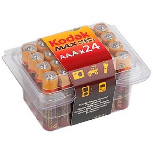 Элемент питания KODAK MAX  LR03-24 plastic box  [24 3A PVC] (24/480/34560)