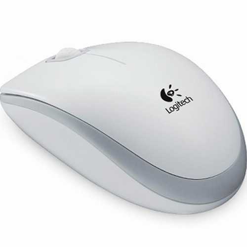 Мышь Logitech B100 белый оптическая (800dpi) USB (2but)