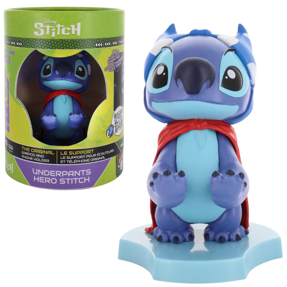 Фигурка-подставка Cable Guys - Holdems: Lilo & Stitch - Underpants Hero (11 см.)